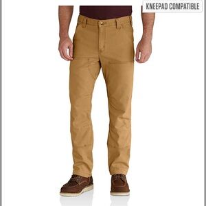 Carhartt Mens Carpenter Utility Double Front Pant - Relaxed Rugged Flex Canvas
